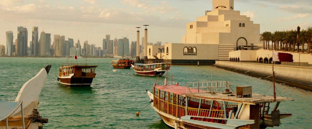 The desert rose roof of the National Museum of Qatar in Doha